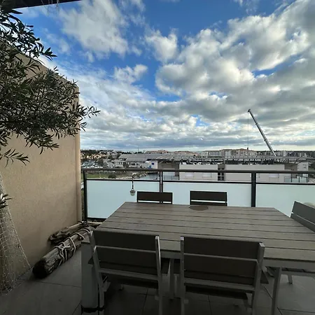 T3 élegant Dernier étage, 4****, Climatisation, 4 Pers. - Fr-1-472-212 Sète