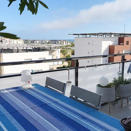T3 élegant Dernier étage, 4****, Climatisation, 4 Pers. - Fr-1-472-212 Apartment Sète